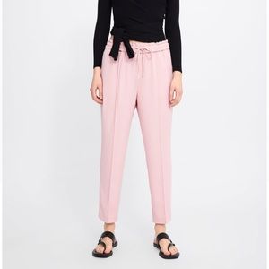 Zara pink jogger trousers